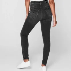 Calvin Klein Jeans High Rise Skinny Jeans in Grey