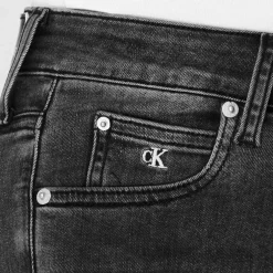 Calvin Klein Jeans High Rise Skinny Jeans in Grey