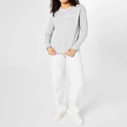 Calvin Klein Jeans Institute Logo Sweatshirt in Grey