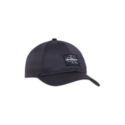 Calvin Klein Jeans Logo Patch Cap in Black