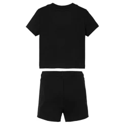 Calvin Klein Jeans Logo T-Shirt Shorts Set in Black