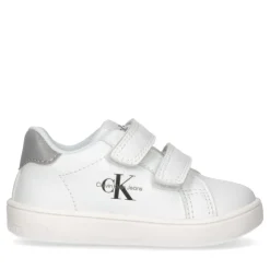 Calvin Klein Jeans Low Top Velcro Sneakers in White