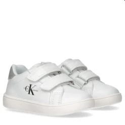 Calvin Klein Jeans Low Top Velcro Sneakers in White