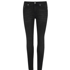 Calvin Klein Jeans Mid Rise Skinny Jeans in Black