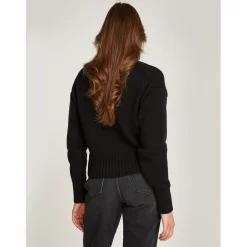 Calvin Klein Jeans Neck Sweater in Black