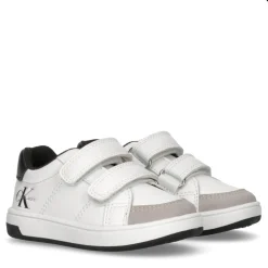 Calvin Klein Jeans Velcro Low Top Sneakers in White