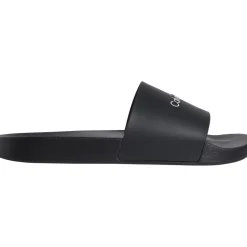 Calvin Klein Logo Sliders in Black