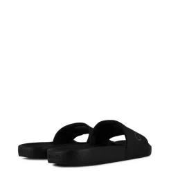 Calvin Klein Logo Sliders in Black