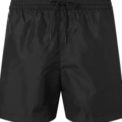 Calvin Klein Mens Tape Swim Shorts in Black