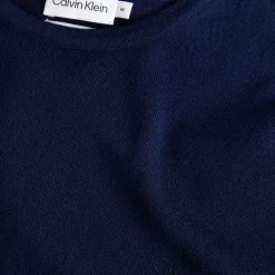 Calvin Klein Merino Wool Jumper in Navy