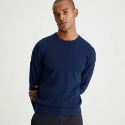 Calvin Klein Merino Wool Jumper in Navy