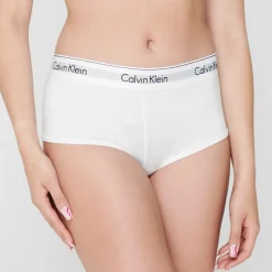 Calvin Klein Modern Cotton Boy Boy Shorts in White