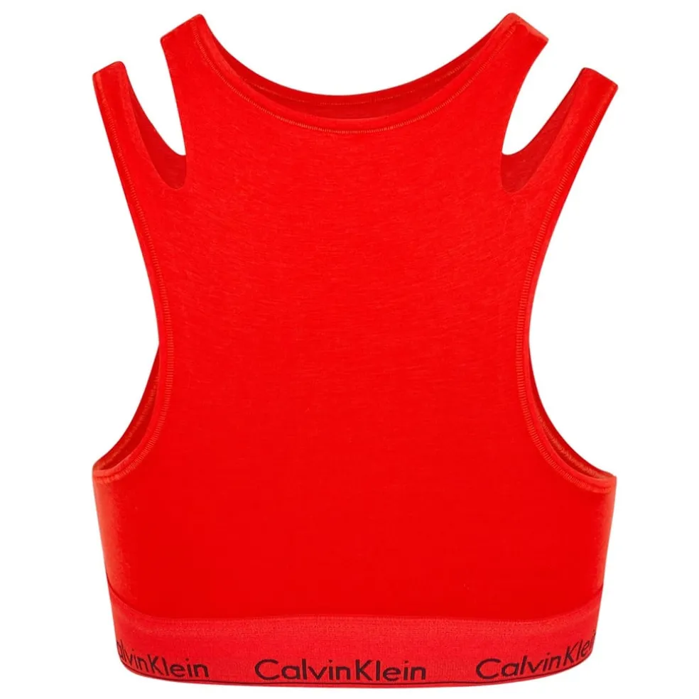 Calvin Klein Out Bra in Red