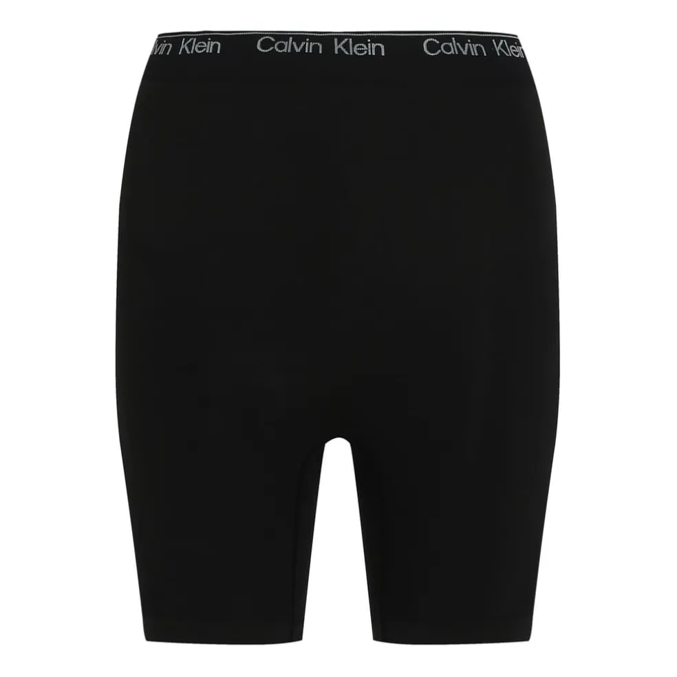Calvin Klein Seamless Compression Slim Fit Shorts in Black