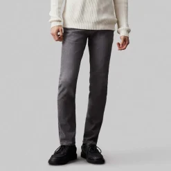 Calvin Klein Slim-Fit Jeans in Grey