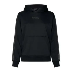 Calvin Klein Sport Logo Hoodie in Black