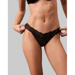 Calvin Klein Thong in Black