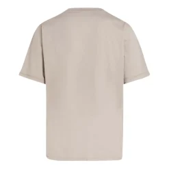 Calvin Klein Woven Label Relaxed T-Shirt in Grey