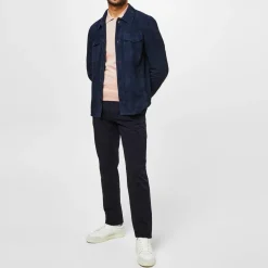 Canali Knit Shirt Tops in Pink