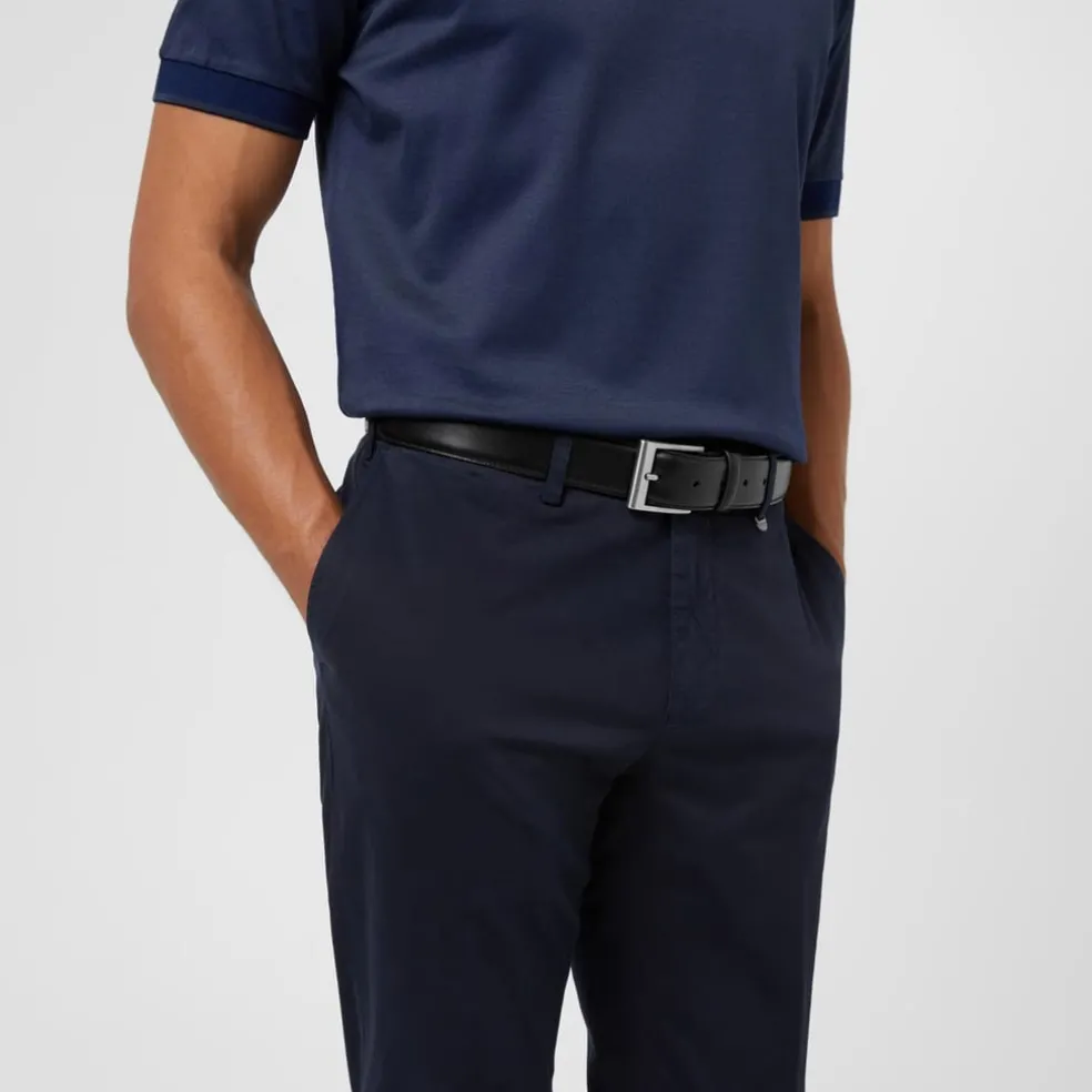 Canali Piper Belt in Black