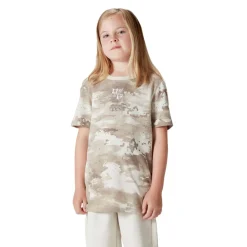 Canterbury British And Irish Lions Camo T-Shirt 2025 Juniors in Brown
