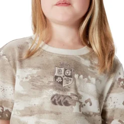 Canterbury British And Irish Lions Camo T-Shirt 2025 Juniors in Brown