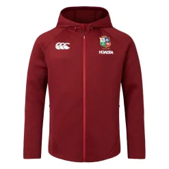 Canterbury British And Irish Lions 2024 Everest Hoodie Adults in Red