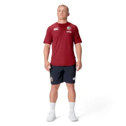 Canterbury British And Irish Lions Everest T-Shirt 2024 Adults in Red