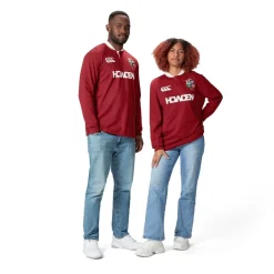 Canterbury British And Irish Lions 2024 Long Sleeve Classic Shirt Adults in Red