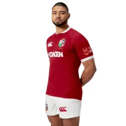 Canterbury Mens British And Irish Lions 2025 Authentic Shirt in Red