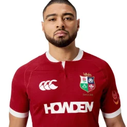 Canterbury Mens British And Irish Lions 2025 Authentic Shirt in Red