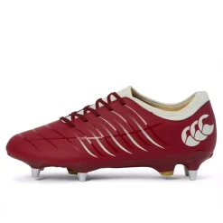 Canterbury Mens Phoenix 2 Team Soft Ground Rugby Boots in Red