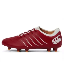 Canterbury Mens Phoenix 2 Pro Firm Ground Rugby Boots in Red