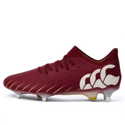 Canterbury Mens Speed Elite Soft Ground Rugby Boots in Red