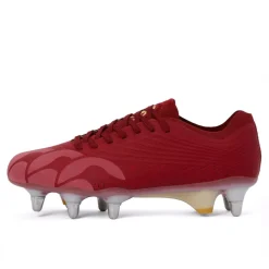 Canterbury Mens Stampede Groundbreak Elite Soft Ground Rugby Boots in Red