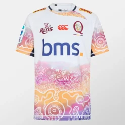 Canterbury Queensland Reds Regular Fit Crew Neck Shirt in Blue