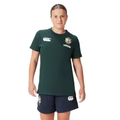 Canterbury Womens British And Irish Lions Rugby T-Shirt 2025 in Green