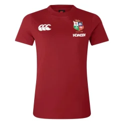 Canterbury Womens British And Irish Lions 2024 Shirt in Red