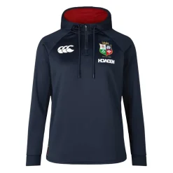 Canterbury Womens British And Irish Lions Quarter Zip Hoodie 2025 in Blue