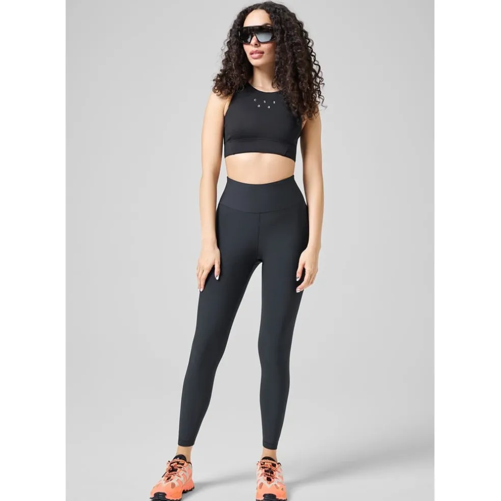 Casall Graphic Athletic Pants in Black