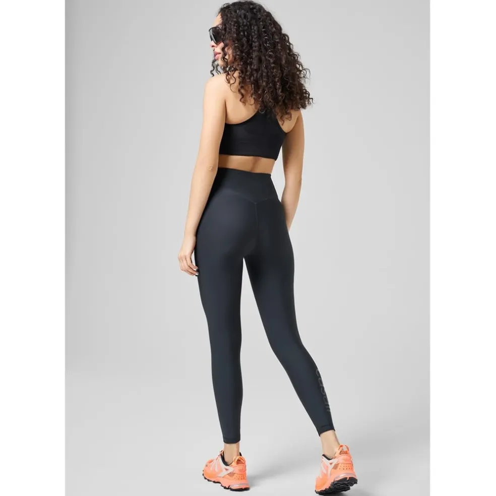 Casall Graphic Athletic Pants in Black