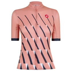 Castelli Mock Neck Slim Fit Short Sleeve T-Shirt in Grey