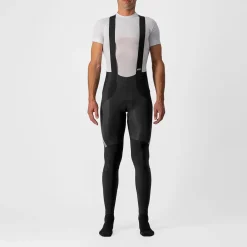 Castelli Sorpas Reflective Ribbon Biking Pants in Black