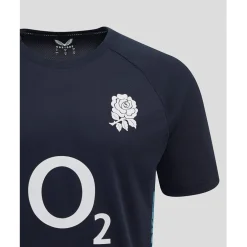 Castore England Rugby Short Sleeve Performance T-Shirt 2025 Adults in Green