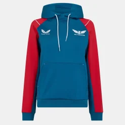 Castore Hooded Regular Fit Sweatshirt in Blue