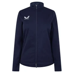 Castore Long Mock Neck Track Jacket in Blue