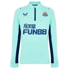 Castore Mens Newcastle United Fc Quarter Zip Drill Top in Blue