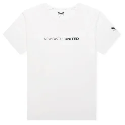 Castore Newcastle United FC Crew Neck Regular Fit T-Shirt in White