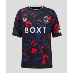 Castore Rangers Third Shirt 2024 2025 Juniors in Black