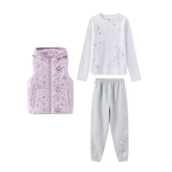 Character Gilet Combo Set in Grey